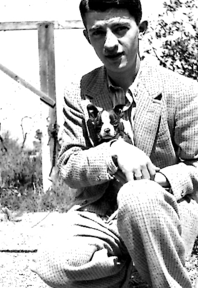 George with Dog